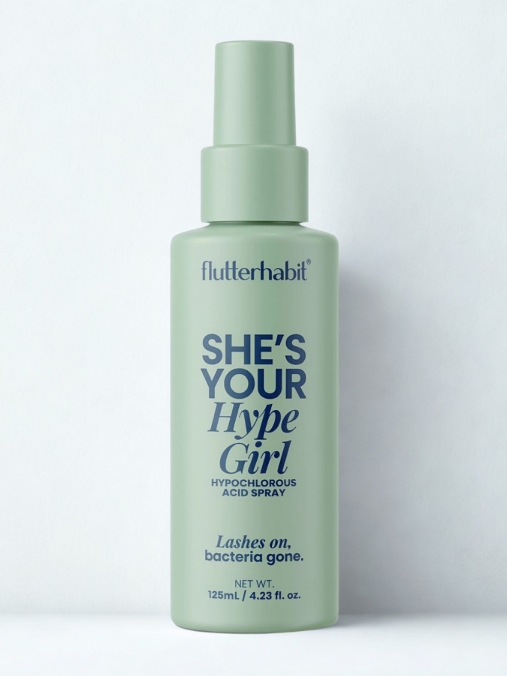 FLUTTERHABIT SHE'S YOUR HYPE GIRL HYPOCHLOROUS ACID SPRAY FULL SIZE 125ML